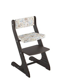 Комплект растущий стул и подушки Конёк Горбунёк Стандарт (Венге, Бабочки) - фото 35857