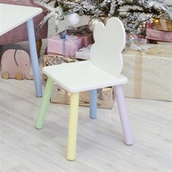 Детский стул Облачко (Белый/Белый/Цветной) - фото 38802