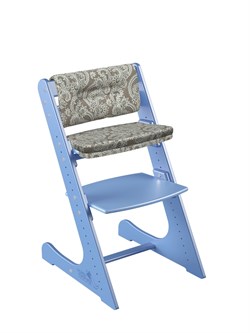 Комплект растущий стул и подушки Конёк Горбунёк Комфорт  (Синий, Арабика) - фото 39499