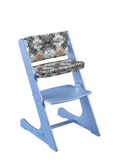 Комплект растущий стул и подушки Конёк Горбунёк Комфорт  (Синий, Лабиринт) - фото 39501