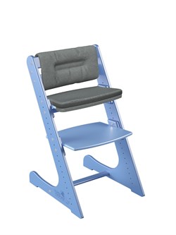 Комплект растущий стул и подушки Конёк Горбунёк Комфорт  (Синий, Графит) - фото 39503
