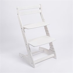 Детский растущий стул ROLTI Eco (Белый, Пропитка текстура дерева) - фото 39716