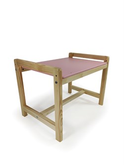 Детский растущий стол Я САМ "Лофт" (Розовый, Сосна) - фото 40125