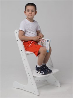 Детский растущий стул Конёк Горбунёк Комфорт (Белый) - фото 42863