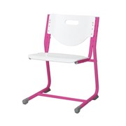 Стул - трансформер Астек SF-3 (Цвет сиденья и спинки стула:Белый, Цвет каркаса:Розовый)