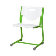 Стул - трансформер Астек SF-3 (Цвет сиденья и спинки стула:Белый, Цвет каркаса:Зеленый)