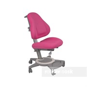 Подростковое кресло для дома FunDesk Bravo (Цвет обивки:Розовый, Цвет каркаса:Серый)