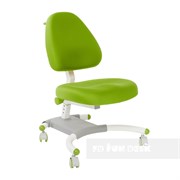 Подростковое кресло для дома FunDesk Ottimo (Цвет обивки:Зеленый, Цвет каркаса:Белый)
