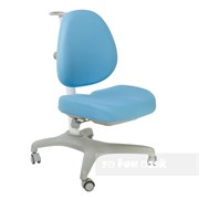 Подростковое кресло для дома FunDesk Bello I (Цвет обивки:Голубой, Цвет каркаса:Серый)