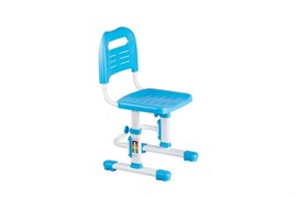 Детский стул FunDesk SST3L (Цвет каркаса:Белый, Цвет товара:Голубой)
