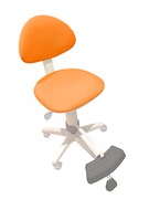 Кресло компьютерное Первый Стиль Ergo-kids c подножкой (Оранжевый)