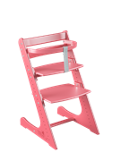 Комплект растущий стул и жесткий ограничитель Конёк Горбунёк Комфорт  (Коралловый)