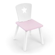 Детский стул Rolti Baby «Звезда» (белый/лаванда/белый, массив березы/мдф)