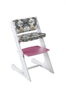 Комплект растущий стул и подушки Конёк Горбунёк Комфорт  (Бело-розовый, Лабиринт)