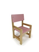 Детский растущий стул Я САМ "Лофт" (Розовый, Сосна)