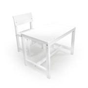 Детский растущий комплект стол и стул Я САМ "Лофт" (Белый, Белый)