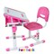 Растущая парта и стул FunDesk Bambino (Розовый) - фото 22158