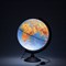 Глобус Земли физический Globen 320 мм с подсветкой Классик (Цвет товара:Черный) - фото 22178