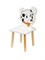 Детский стульчик Polli Tolli Джери Далматинец (Цвет сиденья и спинки стула:Белый, Цвет каркаса:Береза) - фото 25889