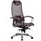 Эргономическое офисное кресло Metta SAMURAI S-1.03 (Цвет обивки:Темно бордовый, Цвет каркаса:Серебро) - фото 25932