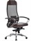Эргономическое офисное кресло Metta SAMURAI SL-1.03 (Цвет обивки:Темно коричневый, Цвет каркаса:Серебро) - фото 26011