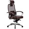 Эргономическое офисное кресло Metta SAMURAI SL-2.03 (Цвет обивки:Темно коричневый, Цвет каркаса:Серебро) - фото 26042