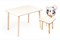 Комплект детской мебели Polli Tolli Джери с белым столиком (Цвет столешницы:Белый, Цвет сиденья и спинки стула:Белый) - фото 26053