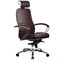 Эргономическое офисное кресло Metta SAMURAI KL-2.03 (Цвет обивки:Темно бордовый, Цвет каркаса:Серебро) - фото 26190