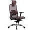 Эргономическое офисное кресло Metta SAMURAI S-3.03 (Цвет обивки:Темно бордовый, Цвет каркаса:Серебро) - фото 26234
