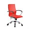 Офисное кресло Metta SkyLine S-2 (Цвет обивки:Красный, Цвет каркаса:Серебро) - фото 26385