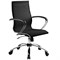 Офисное кресло Metta SkyLine S-2 (Цвет обивки:Черный, Цвет каркаса:Серебро) - фото 26388