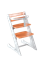 Комплект растущий стул и жесткий ограничитель Конёк Горбунёк Комфорт  (Бело-оранжевый) - фото 34280