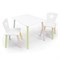 Детский комплект стол и два стула «Звезда» Rolti Baby (белый/цветной, массив березы/мдф) - фото 38480