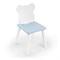 Детский стул Rolti Baby «Мишка» (белый/голубой/белый, массив березы/мдф) - фото 38546