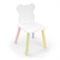 Детский стул Rolti Baby «Мишка» (белый/белый/цветной, массив березы/мдф) - фото 38552