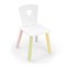 Детский стул Rolti Baby «Звезда» (белый/белый/цветной, массив березы/мдф) - фото 38582