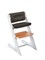 Комплект растущий стул и подушки Конёк Горбунёк Комфорт  (Бело-оранжевый, Шоколад) - фото 39247