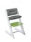 Комплект растущий стул и подушки Конёк Горбунёк Комфорт  (Бело-зеленый, Графит) - фото 39275