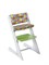 Комплект растущий стул и подушки Конёк Горбунёк Комфорт  (Бело-зеленый, Арлекино лето) - фото 39283