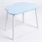 Детский стол Rolti Baby «Облачко»  (голубой/белый, массив березы/мдф) - фото 39664
