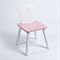 Детский стул Rolti Baby «Звезда» (белый/розовый/белый, массив березы/мдф) - фото 39866