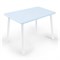 Детский стол Rolti Baby (голубой/белый, массив березы/мдф) - фото 40797