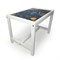 Детский растущий стол Я САМ "Лофт" с накладкой Космос  (Белый, Белый) - фото 41500