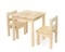 Детский комплект стол квадратный и ДВА стула Rolti Kids (Без покрытия) 3-8 лет - фото 43150