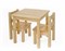 Детский комплект стол квадратный и ДВА стула Rolti Kids (Лак) 3-8 лет - фото 43151