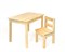 Детский комплект стол прямоугольный и стул Rolti Kids (Без покрытия) 3-8 лет - фото 43155